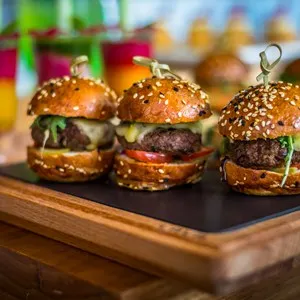 burger, sliders