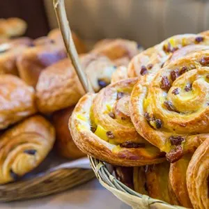 assortment of french pastries