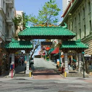 Gates to Chinatown in San Francisco, California