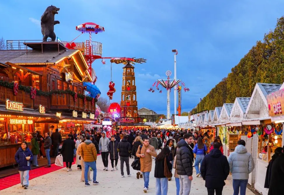 Festive Paris and London