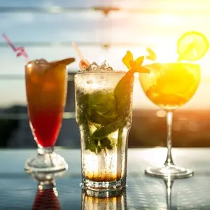 Cocktails by the pool - Colombo, Sri Lanka
