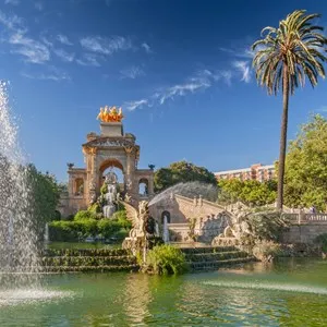 Fountain of Parc de la Ciutadella in Barcelona, Spain