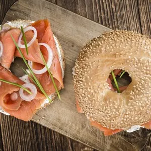 Salmon on a Bagel