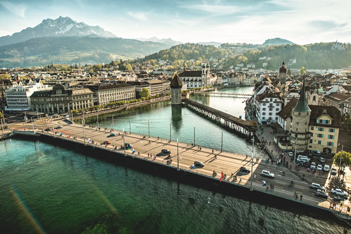 Switzerland's Winter Peaks Train Journey