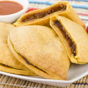 Caribbean Jerk Beef Patty.