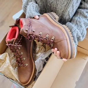Leather boots