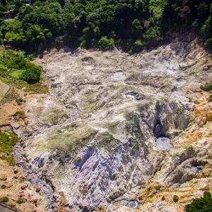 St lucia - only drive in Volcano in the World