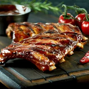 Spicy hot grilled spare ribs - San Francisco, California