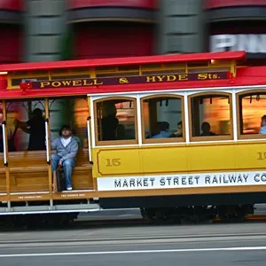 San Francisco old cable car