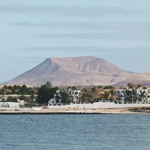 "Corralejo with volcano view"