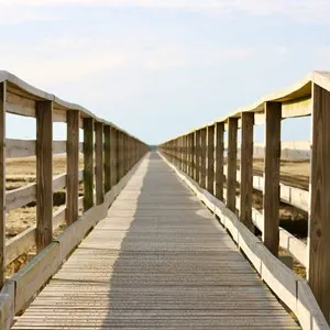 Gray's Beach boardwalk. Yarmouth, MA