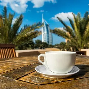 cafe at tropical location