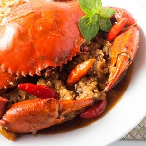 Chili crab dish - Colombo, Sri Lanka