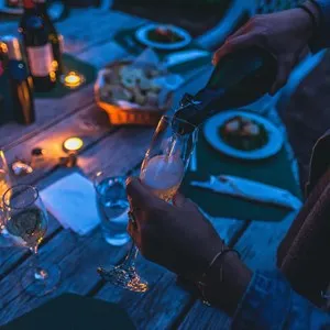 Dinner at a cruise - San Antonio, Texas
