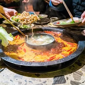 chengdu hot pot, sichuan chafing dish, it was very popular in the region of sichuan and chongqing, but later it has spread all over the country and become favored by the whole china