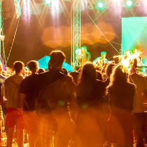 People outdoor dance floor