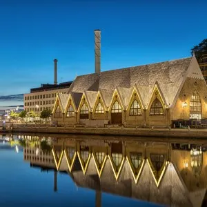 Feskekorka (Fish church), indoor fish market in Gothenburg, Sweden