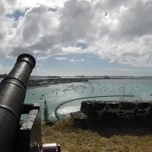 View on Marina Fort Louis.