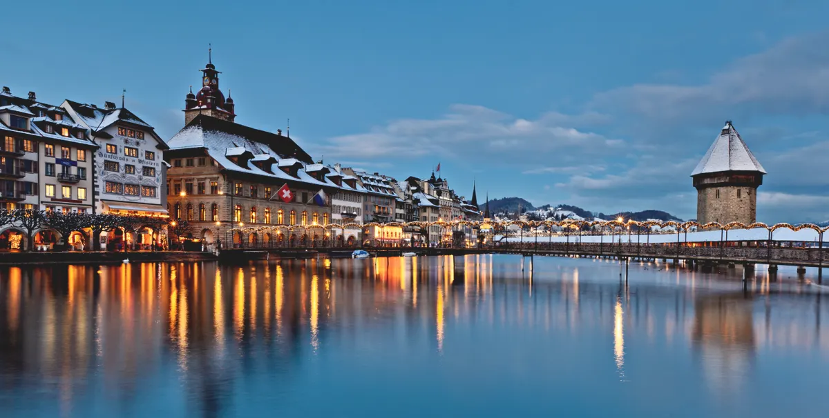 Switzerland's Winter Peaks Train Journey