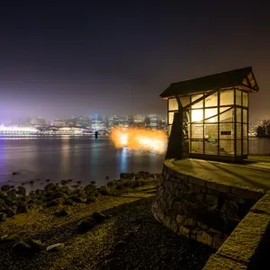 9 o'clock gun in Vancouver, British Columbia, Canada