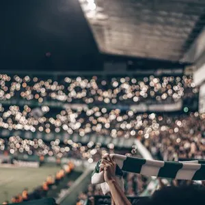 Soccer stadium in São Paulo, Brazil