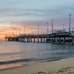 Brzezno Beach and Pier