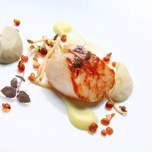 Gourmet food scallop