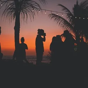 Pool party in Bali, Indonesia