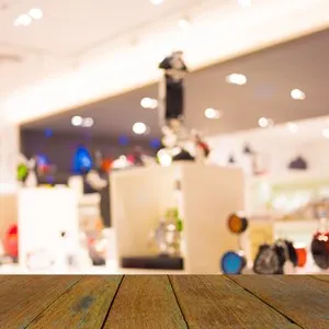 Blurred image of shopping mall