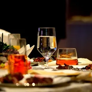 Table in restaurant