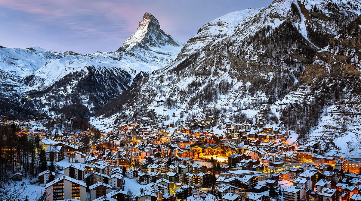 Switzerland's Winter Peaks Train Journey