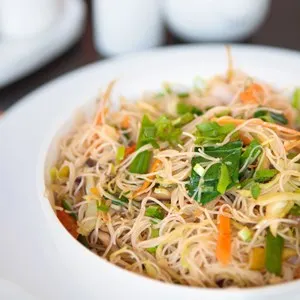Singapore fried rice noodles
