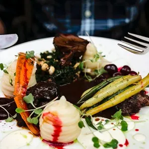 delicate plate of food
