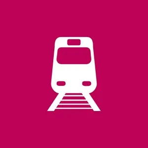 Arriving by train