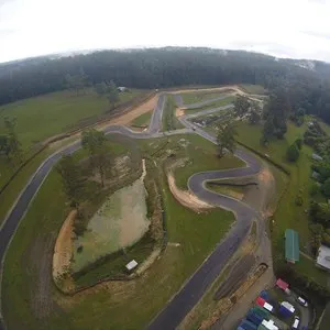 Aerial view showing main circuit and Rallycross circuit