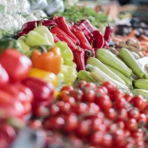 Vegetables on the market