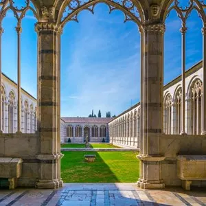 Detail of the Camposanto Cemetery in Pisa