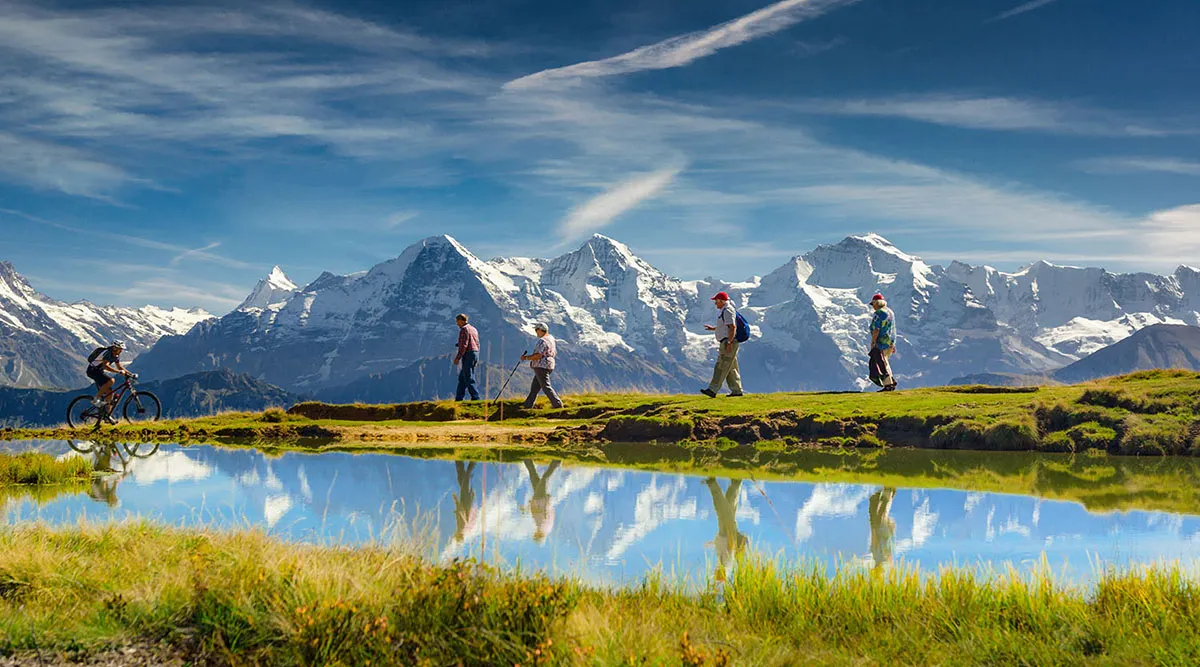 Switzerland Lakes and Mountains