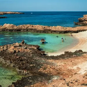 The pristine Daymaniyat Islands off the coast of Muscat, Oman