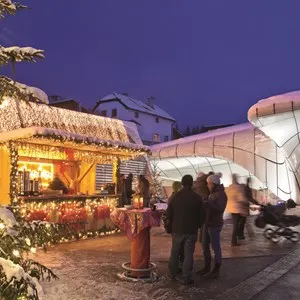 Panorama Christkindlmarkt Hungerburg
