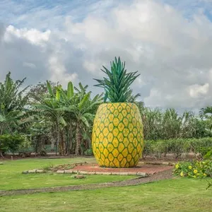 Pineapple decoration at Dole Plantation in Wahiawa