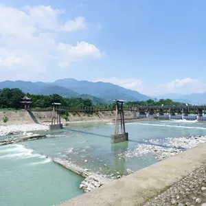 Ancient irrigation system in Dujiangyan City, Sichuan province of China.