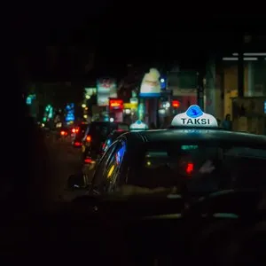Indonesian taxi ready to services all night. They supports every day.