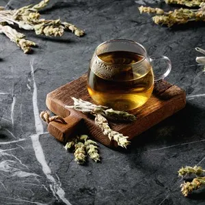 Green herbal Greek mountain tea