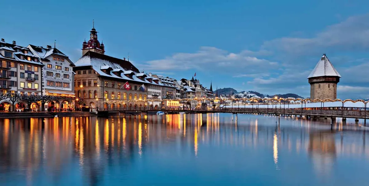Switzerland's Winter Peaks Train Journey