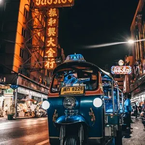 Bangkok by Night: Temples, Markets, and Food by Tuk-Tuk