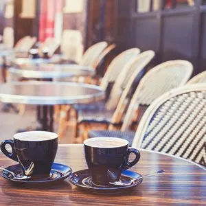 Coffee in a terrace