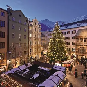 Christkindlmarkt in Innsbruck's medieval Old Town