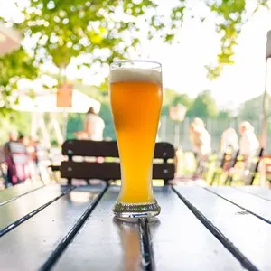 Biergarten im Schloßgarten