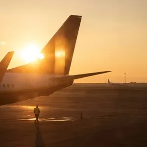 Airport at Sunset